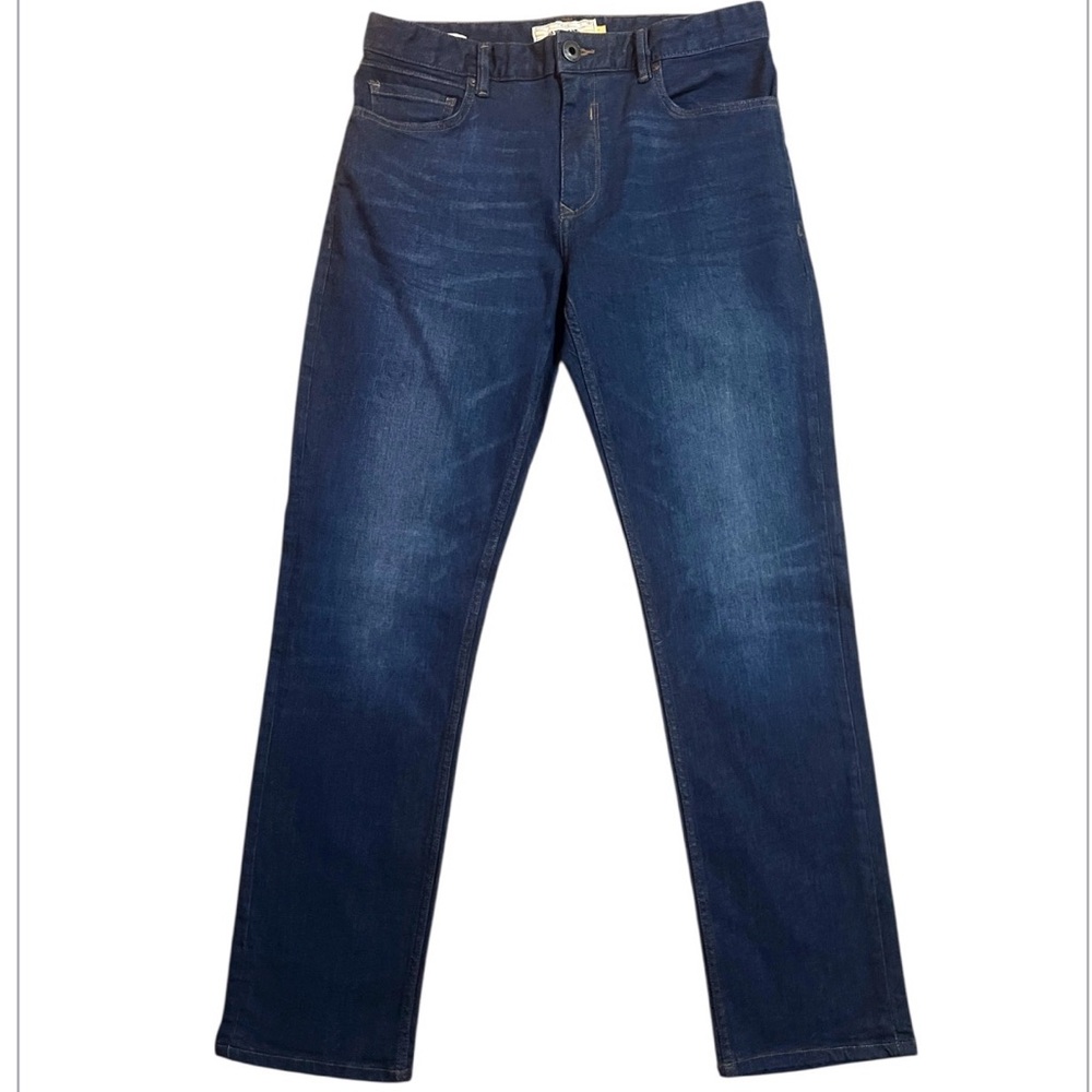 Next Women's Dark Blue Straight Leg Stretch Jeans
